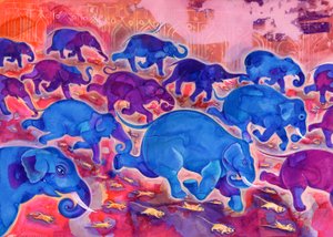 Elefantes de Jane Tattersfield