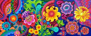 Patrón de flores