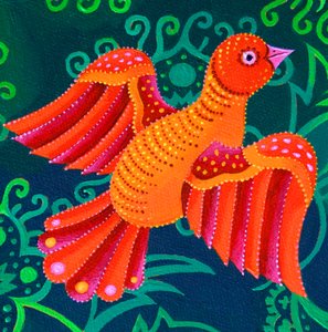 Pájaro naranja, 2019 de Jane Tattersfield