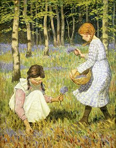 Recogiendo campanillas de Janet Fisher