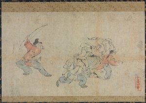 Toba-e (Imagen cómica) de Japan, Edo period