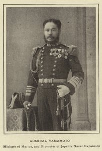 Almirante Yamamoto, Ministro de Marina y Promotor de la Expansión Naval de Japón de Japanese Photographer