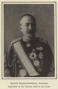 Barón General de División Kodama, Vicejefe del Estado Mayor General del Ejército
