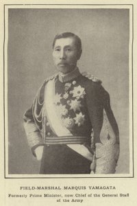 Mariscal de Campo Marqués Yamagata, Antiguo Primer Ministro, ahora Jefe del Estado Mayor del Ejército de Japanese Photographer
