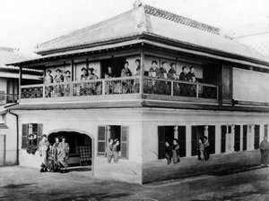 Casa de geishas, c.1860s