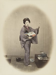 Mujer japonesa con vestido tradicional de Japanese Photographer