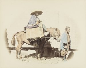 Hombre a caballo de Japanese Photographer