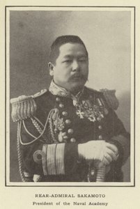 Contraalmirante Sakamoto, Presidente de la Academia Naval de Japanese Photographer