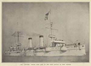 El Chitose, que participó en la primera batalla en Port Arthur