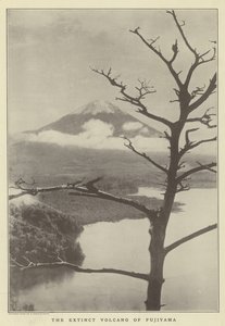 El volcán extinto de Fujiyama
