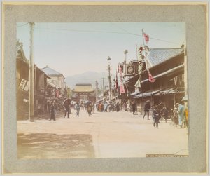 Calle del teatro, Kobe, Japón