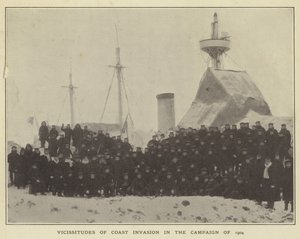 Vicisitudes de la invasión costera en la campaña de 1904 de Japanese Photographer
