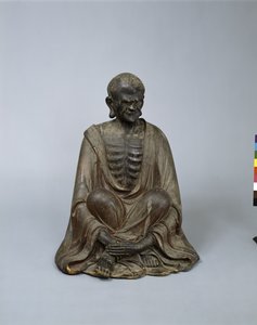 Arhat (hombres santos): tres de los Quinientos Arhat de Japanese School