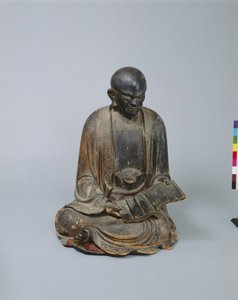 Arhat (hombres santos): tres de los Quinientos Arhat de Japanese School
