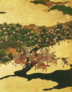 Batalla de Hogen en 1156, Período Momoyama (1568-1615) de Japanese School
