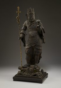 Bishamonten (Vaisravana, Guardián del Norte) de Japanese School