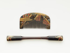 Peine y horquilla, finales del siglo XIX - principios del siglo XX de Japanese School