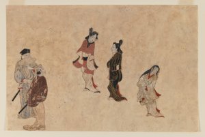 Pintura temprana de Ukiyo-e de Japanese School