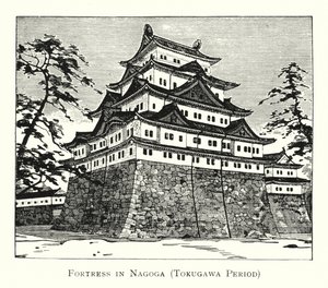 Fortaleza en Nagoga, Periodo Tokugawa de Japanese School