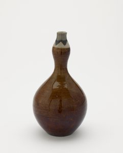 Botella de sake en forma de calabaza, Nagayo, prefectura de Nagasaki, período Edo, principios del siglo XVIII-principios del siglo XIX de Japanese School