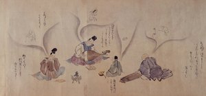Músicos japoneses, de 