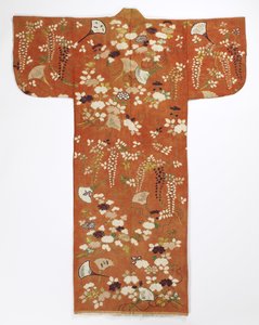 Kimono (furisode), finales del siglo XVIII