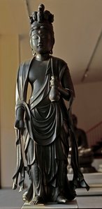Escultura de Kwannon, período Genroku bunka de Japanese School
