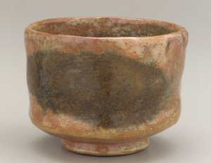 Tazón de té cilíndrico bajo, Kioto, prefectura de Kioto, período Edo, primera mitad del siglo XIX de Japanese School