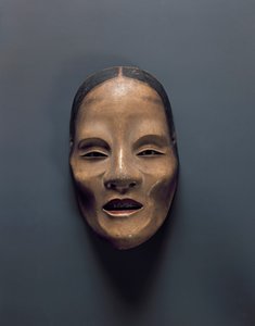Máscara de teatro No de Japanese School