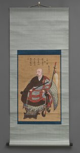 Retrato de un sacerdote Zen de Japanese School