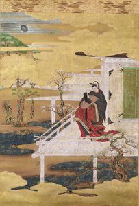 Escena del Cuento de Genji