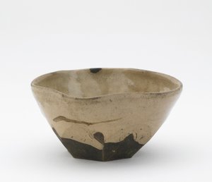 Cuenco de servir, prefectura de Hyogo, período Edo de Japanese School
