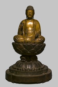 Shakyamuni después de su Perfecto Despertar de Japanese School