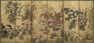 Flores de verano y otoño, Período Edo, 1615-68