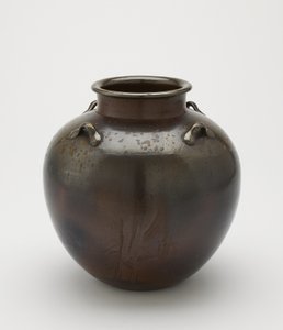 Jarra de almacenamiento de hojas de té, Imbe, prefectura de Okayama, período Edo, siglo XVIII-XIX de Japanese School