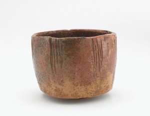 Tazón de té, copia de Kaga Koetsu, llamado Chigusa, Kioto, período Edo de Japanese School