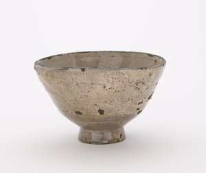 Cuenco de Té, posiblemente Hagi, Cuenco de Té (chawan) de Japanese School