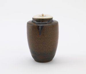 Caddy de té, tipo katatsuki, período Edo de Japanese School