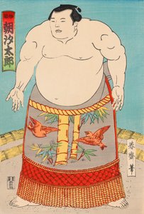 El luchador de sumo Asashio Taro