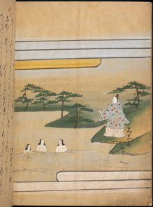 Tres mujeres en el agua, ilustración del 