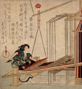 Tejido en Japón en el siglo XVIII