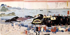Pesca de ballenas en Japón de Japanese School