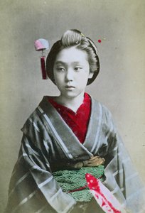 Joven con kimono, c.1860-70