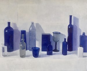 Todos los azules, 2019 (óleo sobre lienzo)