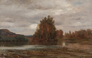 Día Gris en el Esopus de Jasper F. Cropsey