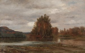 Día gris en el Esopus, 1882 de Jasper Francis Cropsey