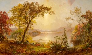 Lago Greenwood, Otoño en el Hudson de Jasper Francis Cropsey