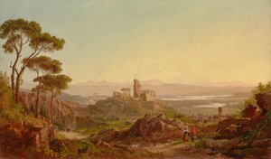 Ruinas de Narni, Italia 1875 (Óleo sobre lienzo) de Jasper Francis Cropsey