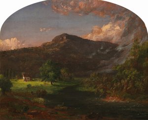 Montaña Tourn, cuartel general de Washington, condado de Rockland, Nueva York de Jasper Francis Cropsey