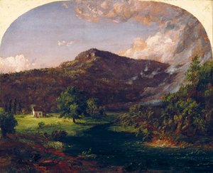 Montaña Tourn, Cuartel General de Washington, Condado de Rockland, Nueva York de Jasper Francis Cropsey